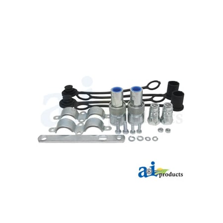 A & I Products Hyd Coupler Kit 9" x6" x2" A-8500-4-P